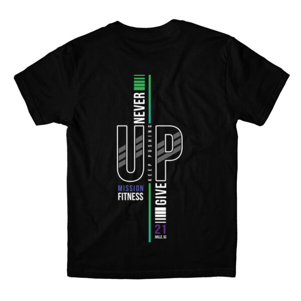 NEVER GIVE UP - T-SHIRT - $N4V7KB$ Thumbnail